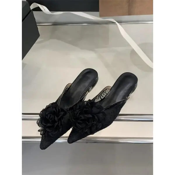 Low Shoes Cotton Fabric PU Rome Hoof Heels Rubber Low Shoes Cotton Fabric Rome Hoof Heels Rubber