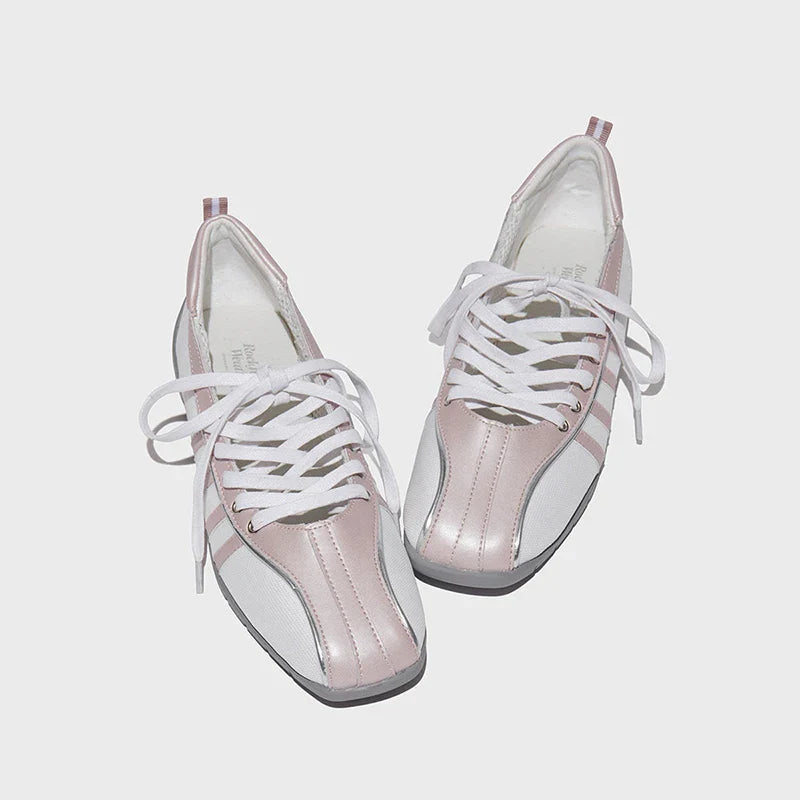 Ballet Style Flats Lace-up Retro Mary Jane Comfortable Lightweight Ballet Sneakers