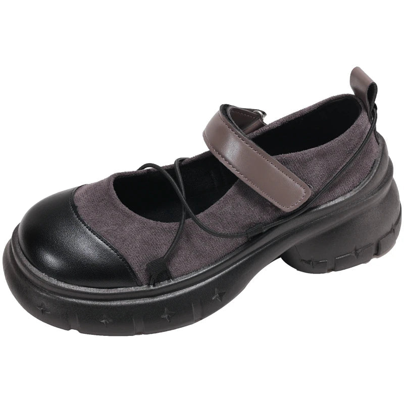 Shallow Sport Mary Jane Shoes Concise Outdoor Pumps 2026 Thick Bottom Shoes