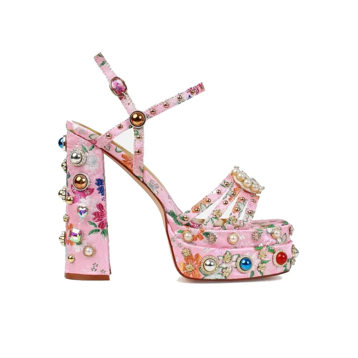 European and American Thick High Heels