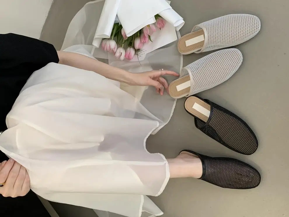 Rubber Slippers Fretwork Heels Slides Low Clogs Woman Flat Soft Beach Fabric Rome Hoof Cotton Rubber Sl