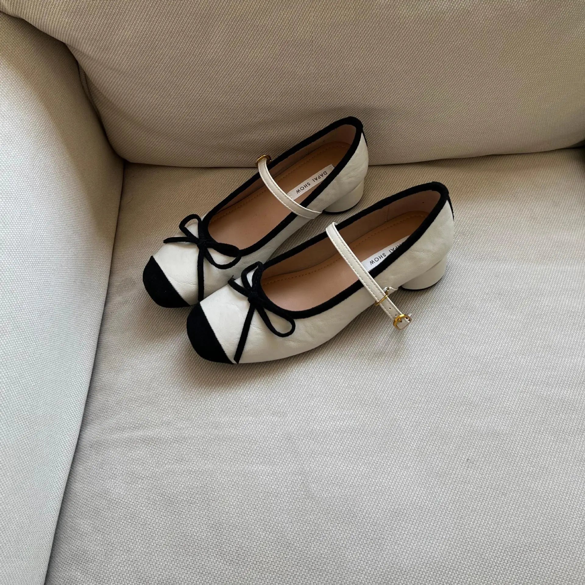 Chunky Low Heels Mary Janes Pink/Silver Patchwork High Heels Ballets Shoes Dance Bridesmade Wedding Ballerinas