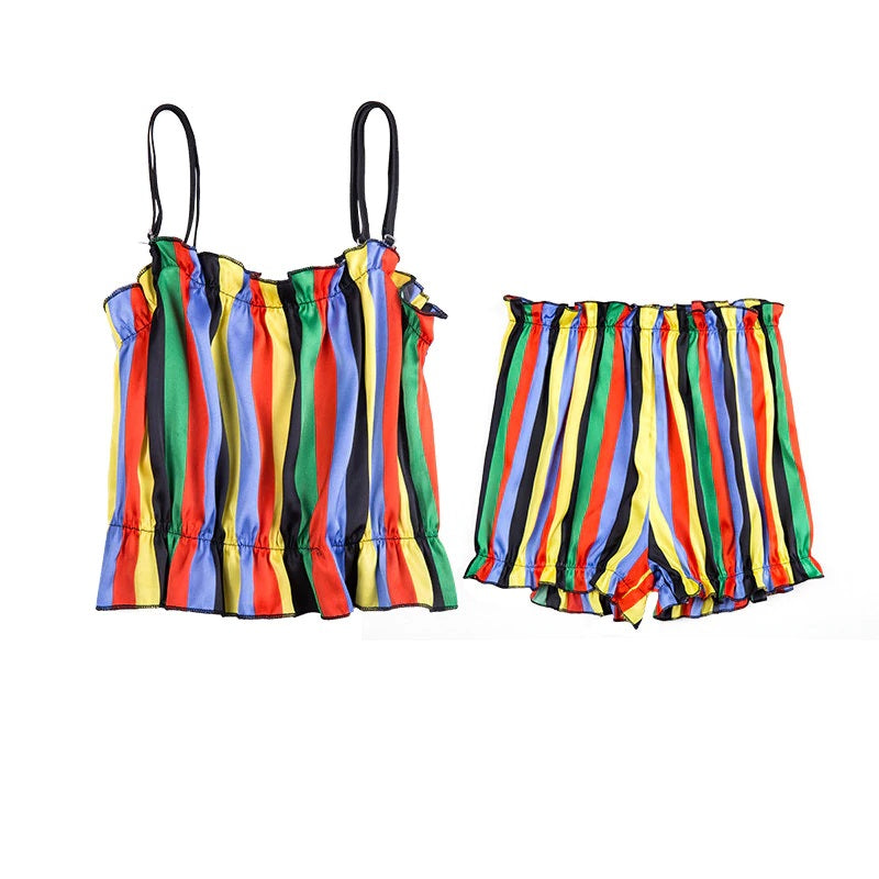 Sling and Short Satin Sleepwear