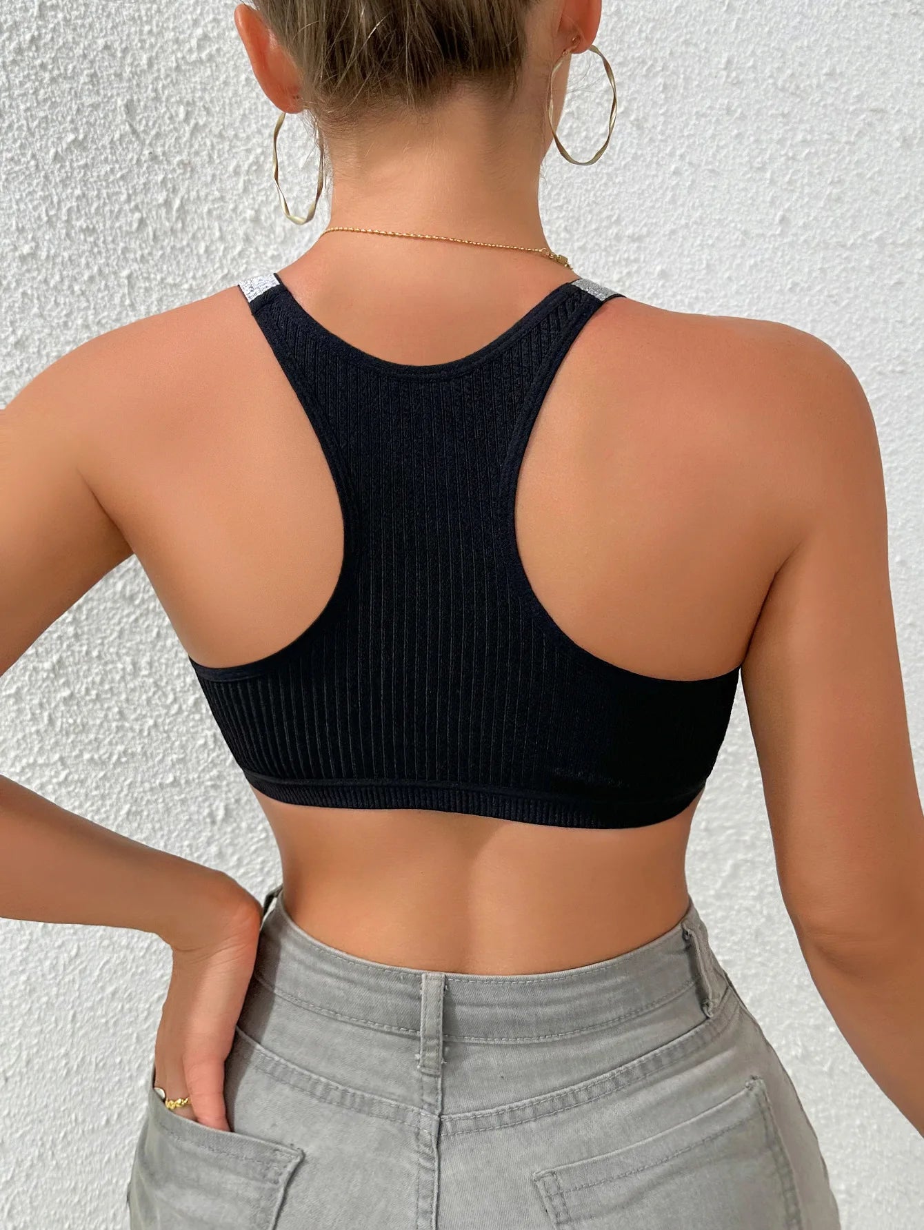 Small Vest Worn On The Outside Slim Comfortable Short Crop Top