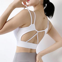 Sports Bra Yoga Push Up Fitness Bras Athletic Vest Shirt Sportswear
