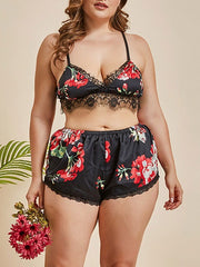 Straps Neck Sleeveless Polyester Lingerie Sleepwear