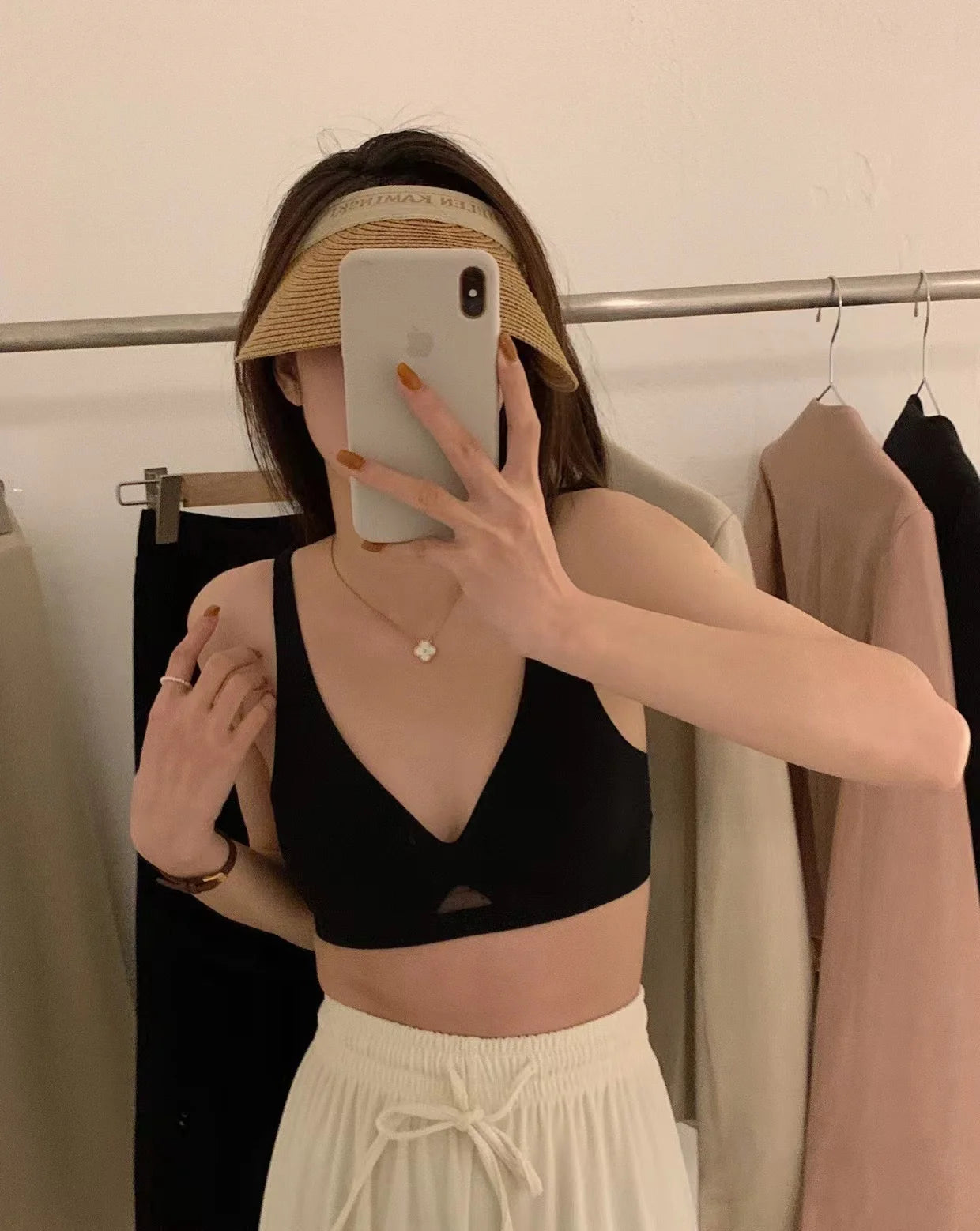 Thin Section Breathable Comfortable Small Chest No Steel Ring Soft Support Bra