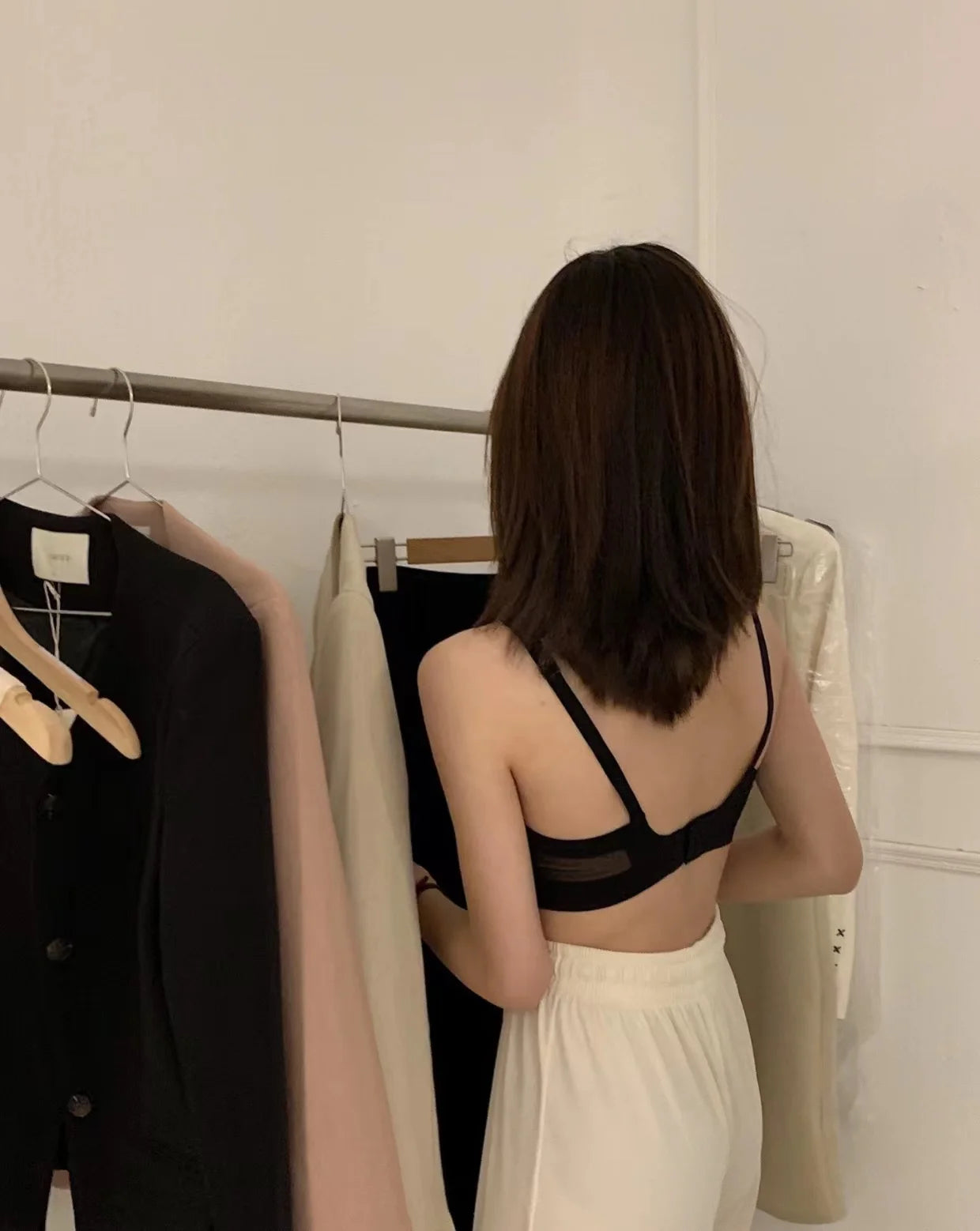 Thin Section Breathable Comfortable Small Chest No Steel Ring Soft Support Bra