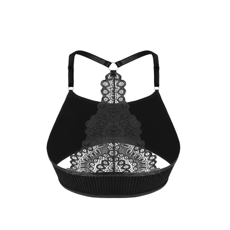 Trendy Backless Ribbed Breathable Bras Underwear