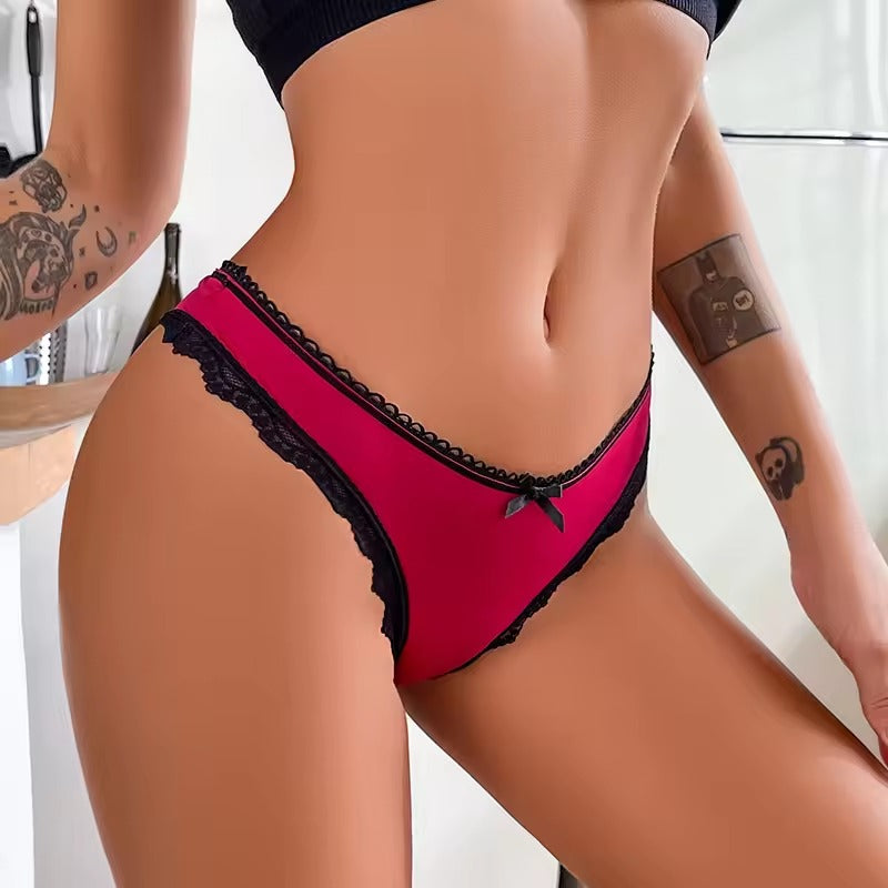 Trendy Floral Low Rise Comfortable Underpants Underwear