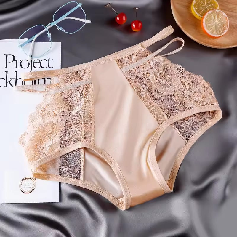 Trendy High Quality Lace Thin Hollow Out Seamless Breathable Panties