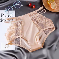 Trendy High Quality Lace Thin Hollow Out Seamless Breathable Panties