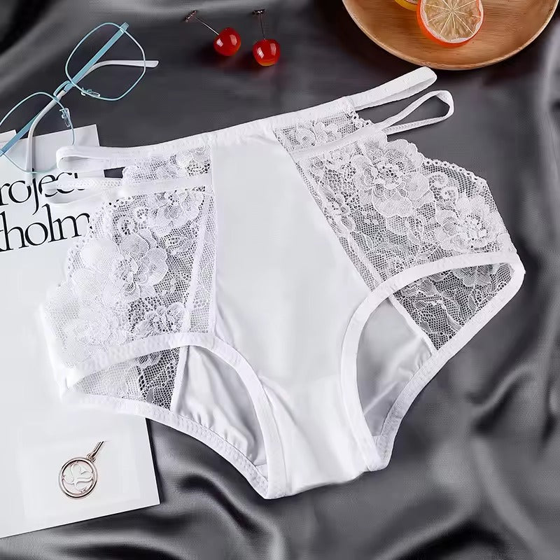 Trendy High Quality Lace Thin Hollow Out Seamless Breathable Panties