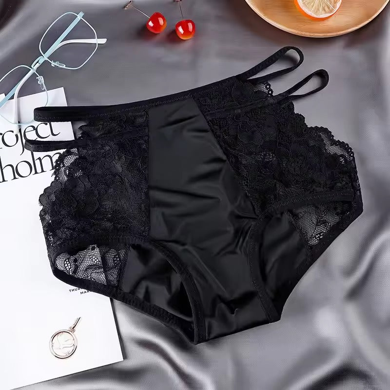 Trendy High Quality Lace Thin Hollow Out Seamless Breathable Panties