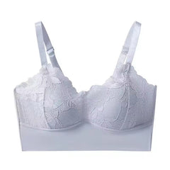 Trendy Steel Ring Gather Large Seamless Size Bra