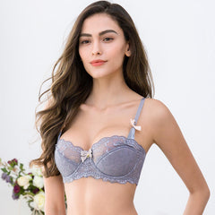 Ultra-thin push up lace underwire bras