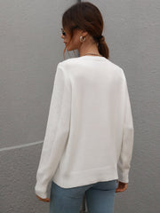 FOREST ADVENTURES KNIT TOP - WHITE