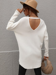 CLIA KNIT SWEATER - WHITE