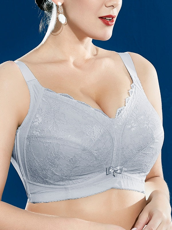 Wireless Plus Size Full Coverage Gather Minimizer Bra