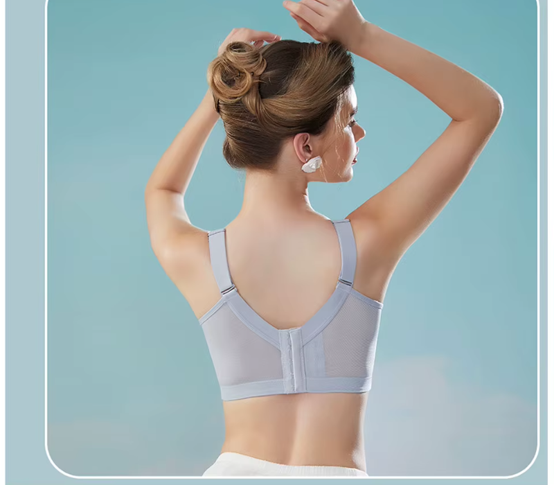 Wireless Plus Size Non Padded Floral Lace Comfortable Bra