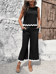 Fresh Breeze Cotton Matching Set - Black