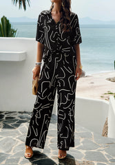 Beach Vacation Matching Set - Black