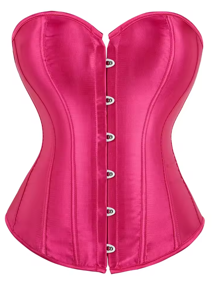 Classic Clubwear Bustier Gothic Satin Party Corset