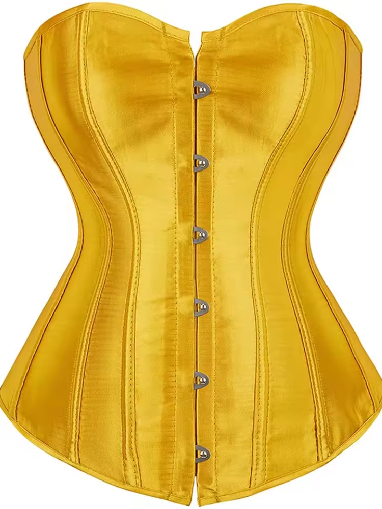 Classic Clubwear Bustier Gothic Satin Party Corset