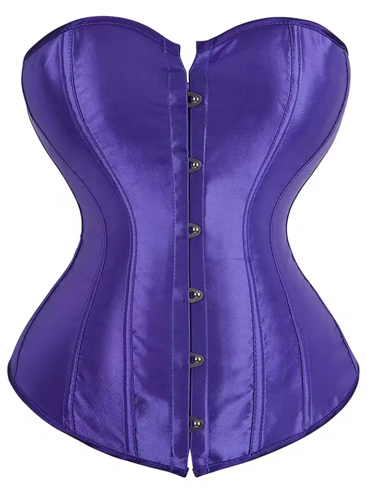 Classic Clubwear Bustier Gothic Satin Party Corset