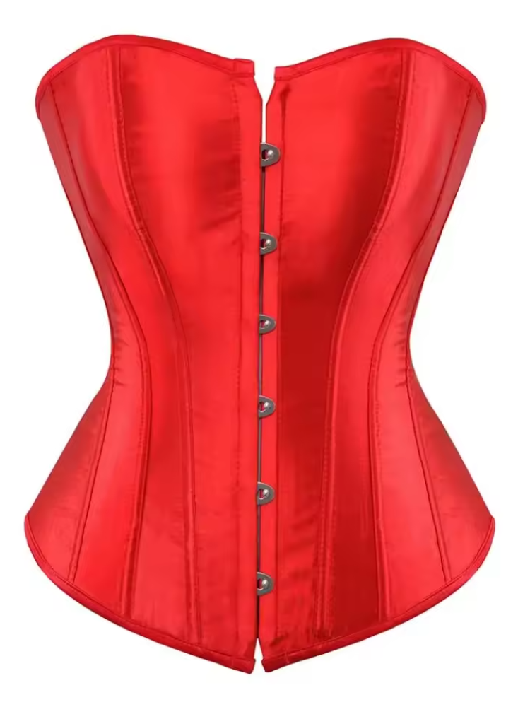 Classic Clubwear Bustier Gothic Satin Party Corset
