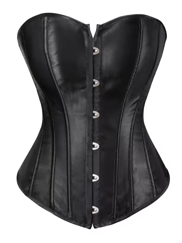 Classic Clubwear Bustier Gothic Satin Party Corset