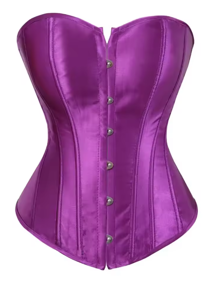 Classic Clubwear Bustier Gothic Satin Party Corset