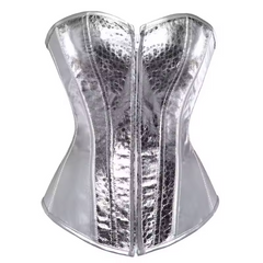Leather Overbust Bustier Corsets Top