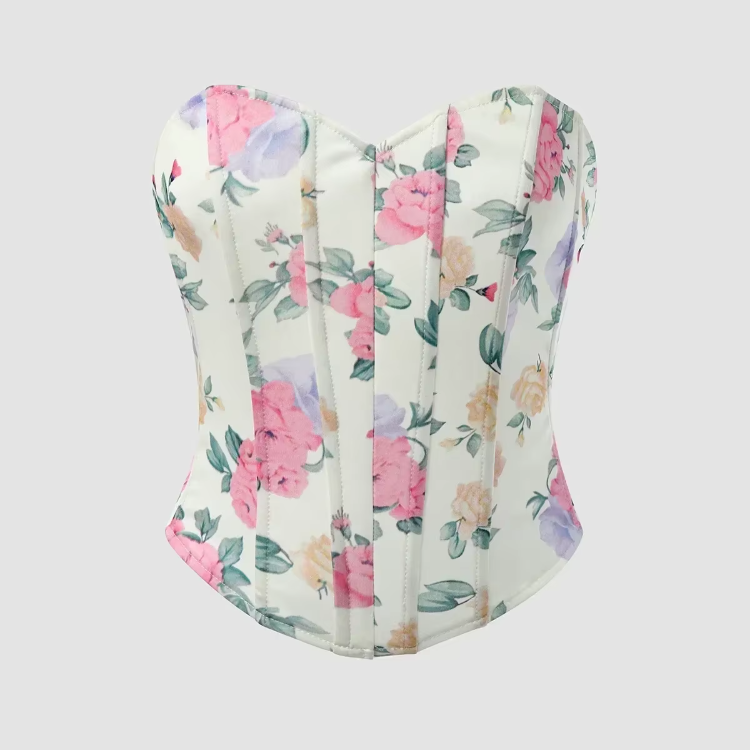 Casual Bustier Corsets Body Shaper Strapless Tank Top