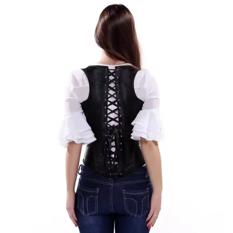 Gothic Steampunk Cup less Underbust Corset