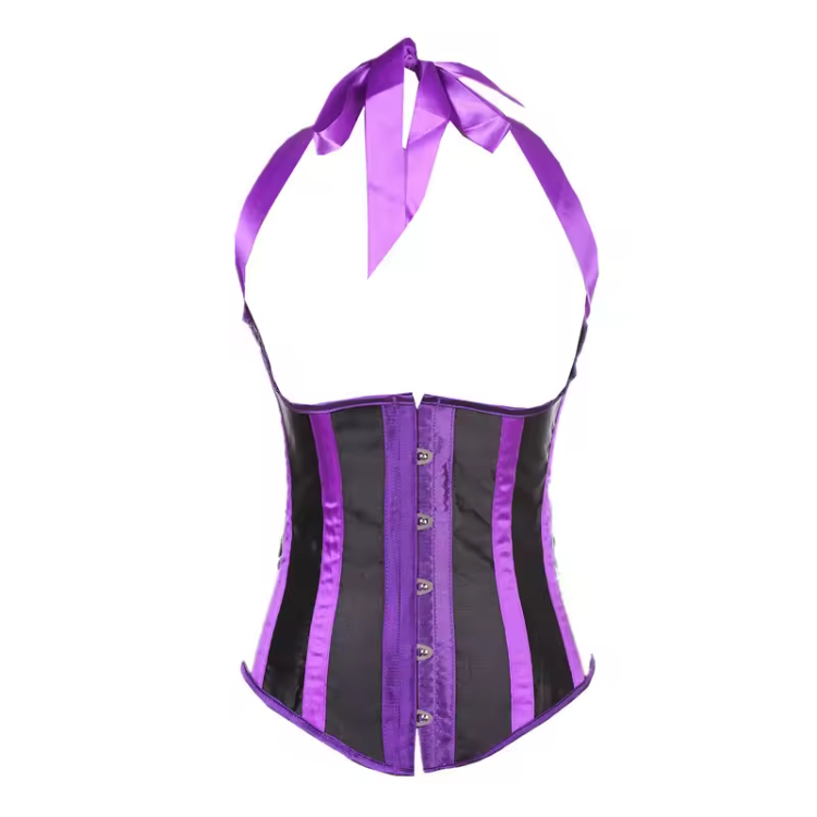 Striped Underbust Gothic Waist Shaper Corset