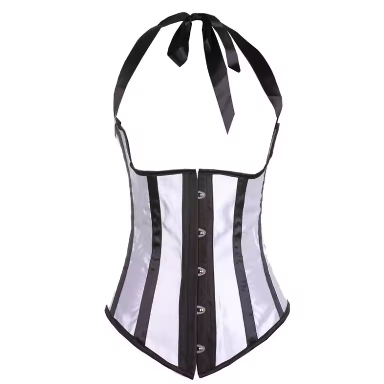 Striped Underbust Gothic Waist Shaper Corset