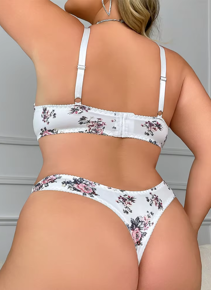 Comfortable thin adjustable Printed anti-sagging underwear set