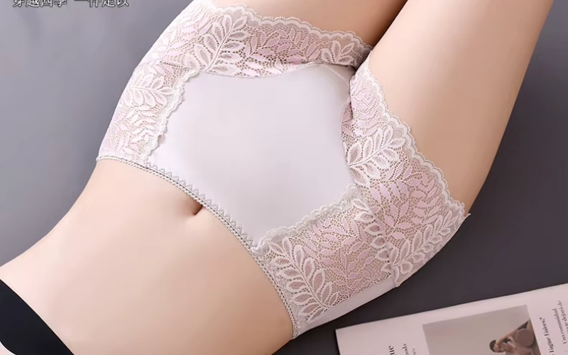 Intimates Seamless High Waist Ice Silk Comfort Lace Panties