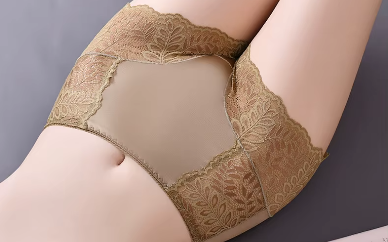 Intimates Seamless High Waist Ice Silk Comfort Lace Panties