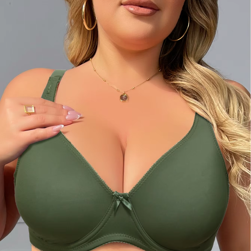 Bra for Big Breast Plain Plus Size Bras
