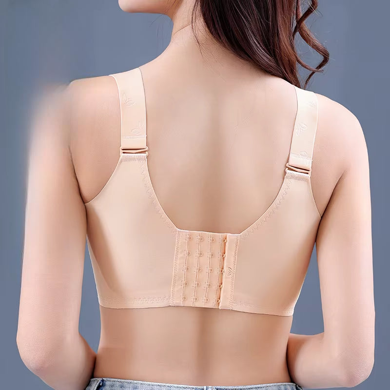 Adjustable Flower embroidery Wireless Push up Lingerie Bras