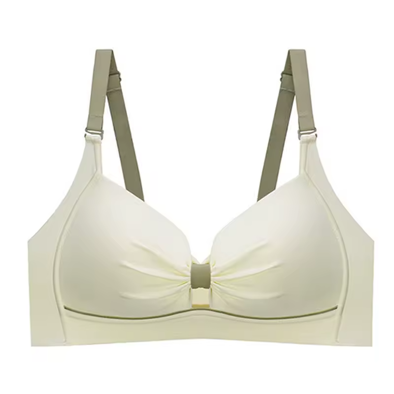 Gathered together  collection paired with anti sagging bra without steel ring