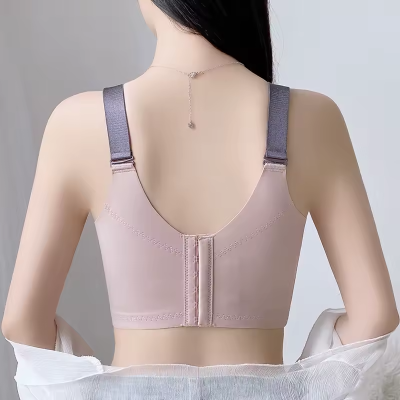 Full Coverage Wire Free Lace Floral Embroidery bra sets