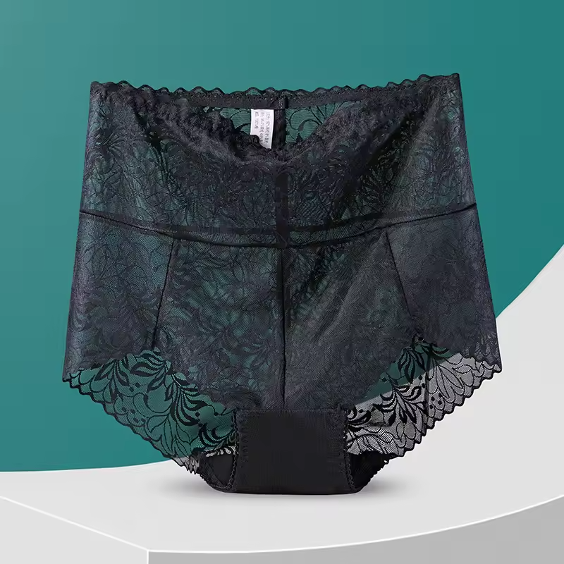 Lace Embroidery Ultrathin Breathable Intimate Briefs Underpants