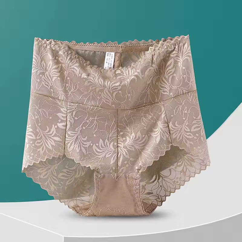 Lace Embroidery Ultrathin Breathable Intimate Briefs Underpants