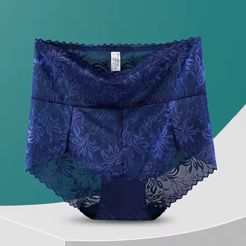 Lace Embroidery Ultrathin Breathable Intimate Briefs Underpants