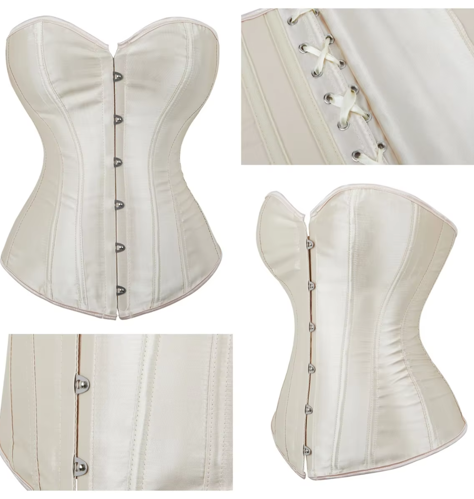 Classic Clubwear Bustier Gothic Satin Party Corset