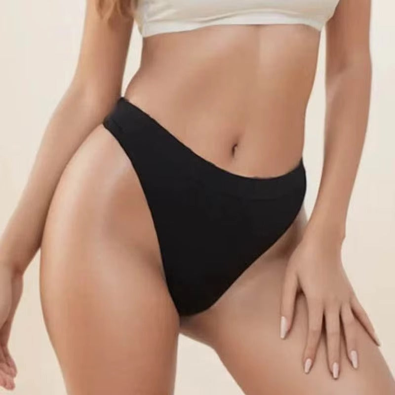 Lingerie Low-waist G String Thong Breathable Comfort Intimates 4Pcs Panties