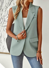 Radford Blazer Vest - Sage